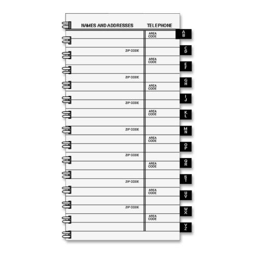 At-A-Glance Telephone/Address Refill, Tabbed