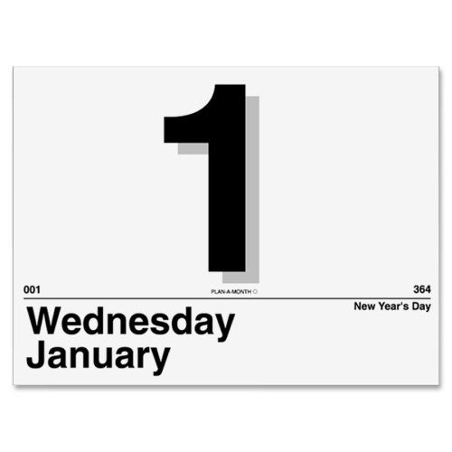 At-A-Glance "Today Is" Cal. Refill, F/ K4, Jan-Dec, 8-1/2"x8", WE/CM