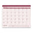 At-A-Glance Monthly Fashion Desk Pads, Jan-Dec, 1PPM, 22"x17", Rose