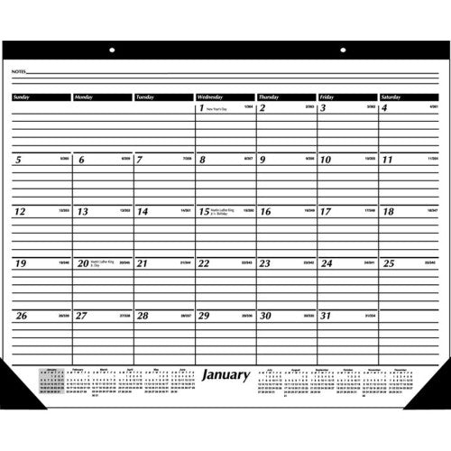 At-A-Glance Desk Pad, 1PPM, 12 Months, Jan-Dec, Nonrefillable, 24"x19"