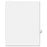 Avery Consumer Products Numeric Divider, "18", Side Tab, 11"x8-1/2", 25/PK, White
