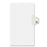 Avery Consumer Products Numeric Divider, "20", Side Tab, 11"x8-1/2", 25/PK, White