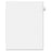 Avery Consumer Products Numeric Divider, "28", Side Tab, 11"x8-1/2", 25/PK, White