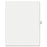 Avery Consumer Products Numeric Divider, "37", Side Tab, 11"x8-1/2", 25/PK, White