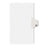 Avery Consumer Products Numeric Divider, "42", Side Tab, 11"x8-1/2", 25/PK, White