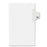 Avery Consumer Products Numeric Divider, "44", Side Tab, 11"x8-1/2", 25/PK, White