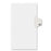 Avery Consumer Products Numeric Divider, "45", Side Tab, 11"x8-1/2", 25/PK, White