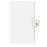 Avery Consumer Products Numeric Divider, "55", Side Tab, 11"x8-1/2", 25/PK, White