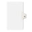 Avery Consumer Products Numeric Divider, "59", Side Tab, 11"x8-1/2", 25/PK, White