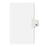 Avery Consumer Products Numeric Divider, "66", Side Tab, 11"x8-1/2", 25/PK, White