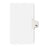 Avery Consumer Products Numeric Divider, "68", Side Tab, 11"x8-1/2", 25/PK, White