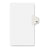 Avery Consumer Products Numeric Divider, "70", Side Tab, 11"x8-1/2", 25/PK, White