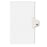 Avery Consumer Products Numeric Divider, "80", Side Tab, 11"x8-1/2", 25/PK, White