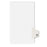 Avery Consumer Products Numeric Divider, "83", Side Tab, 11"x8-1/2", 25/PK, White