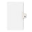 Avery Consumer Products Numeric Divider, "86", Side Tab, 11"x8-1/2", 25/PK, White