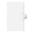 Avery Consumer Products Numeric Divider, "87", Side Tab, 11"x8-1/2", 25/PK, White