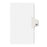 Avery Consumer Products Numeric Divider, "88", Side Tab, 11"x8-1/2", 25/PK, White