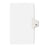 Avery Consumer Products Numeric Divider, "91", Side Tab, 11"x8-1/2", 25/PK, White