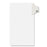 Avery Consumer Products Numeric Divider, "92", Side Tab, 11"x8-1/2", 25/PK, White