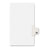 Avery Consumer Products Numeric Divider, "98", Side Tab, 11"x8-1/2", 25/PK, White