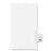 Avery Consumer Products Numeric Divider, "99", Side Tab, 11"x8-1/2", 25/PK, White