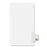 Avery Consumer Products Numeric Divider, "100", Side Tab, 11"x8-1/2", 25/PK, White