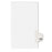 Avery Consumer Products Numeric Divider, "108", Side Tab, 11"x8-1/2", 25/PK, White