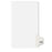 Avery Consumer Products Numeric Divider, "109", Side Tab, 11"x8-1/2", 25/PK, White