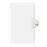 Avery Consumer Products Numeric Divider, "110", Side Tab, 11"x8-1/2", 25/PK, White