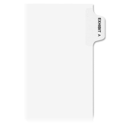 Avery Consumer Products Alphabetical Divider, "A", Side Tab, 8-1/2"x11", WE