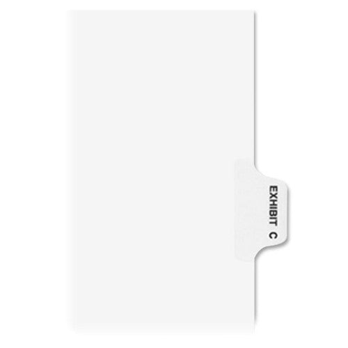 Avery Consumer Products Alphabetical Divider, "C", Side Tab, 8-1/2"x11", WE