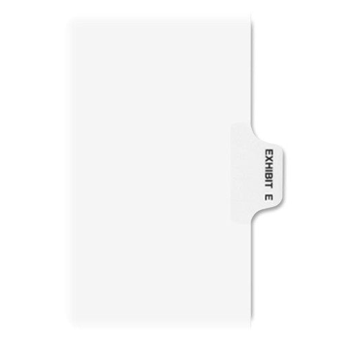 Avery Consumer Products Alphabetical Divider, "E", Side Tab, 8-1/2"x11", WE