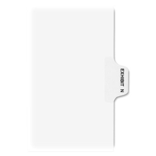 Avery Consumer Products Alphabetical Divider, "N", Side Tab, 8-1/2"x11", WE