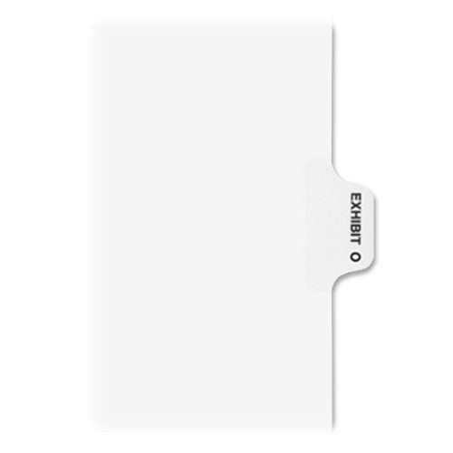 Avery Consumer Products Alphabetical Divider, "O", Side Tab, 8-1/2"x11", WE