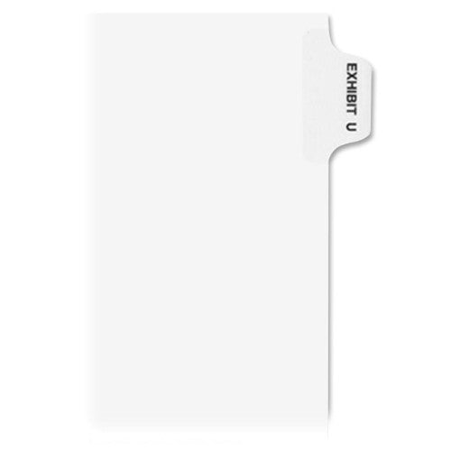 Avery Consumer Products Alphabetical Divider, "U", Side Tab, 8-1/2"x11", WE