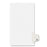 Avery Consumer Products Legal Divider W/Letter "Z", Side Tab, 11"x8-1/2", 25/PK