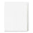 Avery Consumer Products Collated Dividers, 1-25, Side Tab, 11"x8-1/2", 25/Set, White