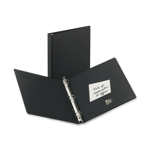 Avery Consumer Products Economy Ring Binder, 1" Capacity, 11"x8-1/2", Black