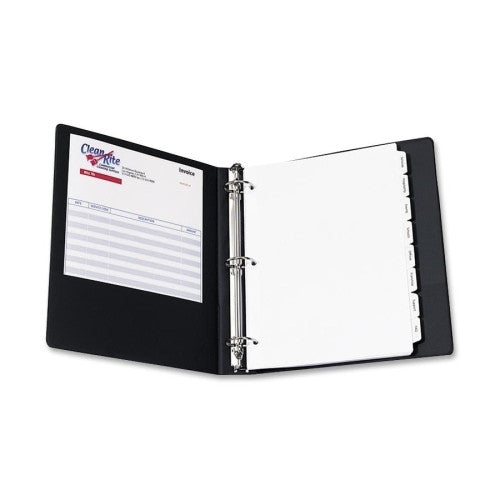 Avery Consumer Products Economy View Binder, 1/2" Capacity, 11"x8-1/2", Black