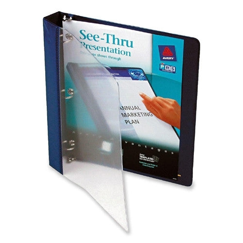 Avery Consumer Products 3 Ring View Binder, 1" Capacity, 11"x8-1/2", Blue