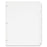 Avery Consumer Products Non-Laminated Tab Dividers, 5-Tab, 11"x8-1/2", White