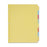 Avery Consumer Products Non-Laminated Tab, Dividers 8-Tab, 11"x8-1/2", Multicolor