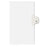 Avery Consumer Products Numeric Divider, "4", Side Tab, 11"x8-1/2", 25/PK, White