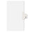 Avery Consumer Products Numeric Divider, "5", Side Tab, 11"x8-1/2", 25/PK, White