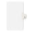 Avery Consumer Products Numeric Divider, "9", Side Tab, 11"x8-1/2", 25/PK, White