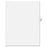 Avery Consumer Products Numeric Divider, "10", Side Tab, 11"x8-1/2", 25/PK, White