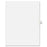 Avery Consumer Products Numeric Divider, "12", Side Tab, 11"x8-1/2", 25/PK, White