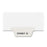Avery Consumer Products Divider, "Exhibit B", Bottom Tab, 8-1/2"x11", 25/PK, White