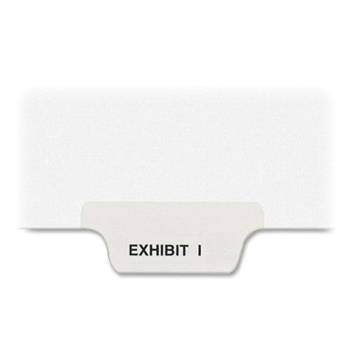 Avery Consumer Products Divider, "Exhibit I", Bottom Tab, 8-1/2"x11", 25/PK, White