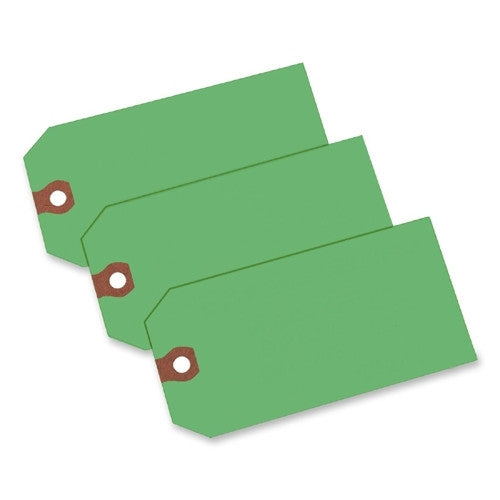 Avery Consumer Products Shipping Tag, No 5, Plain, 4-3/4"x2-3/8", 1000/BX, Green